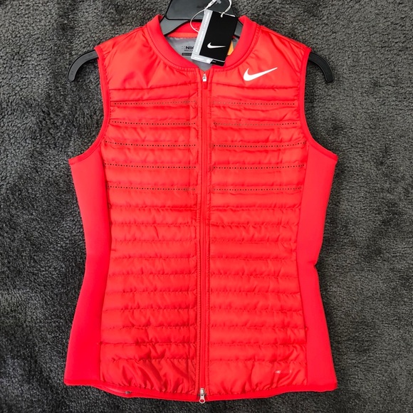 red nike vest womens